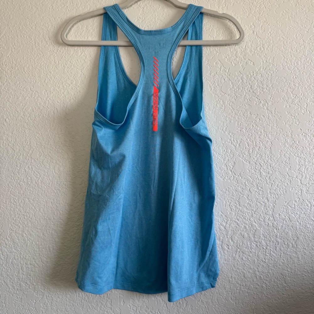EUC Helly Hansen Light Blue Racerback Tank Top HH X COOL - Picture 5 of 6